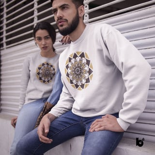 Nome do produto Moletom Blusão Mandala Floral