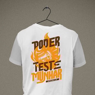 Camiseta Poder para testemunhar