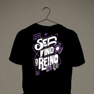 Nome do produto Camiseta Servindo o Reino