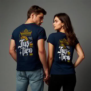 Nome do produto Camiseta Coroa da justiça