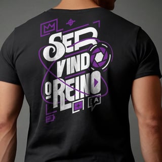Nome do produto Camiseta Servindo o Reino