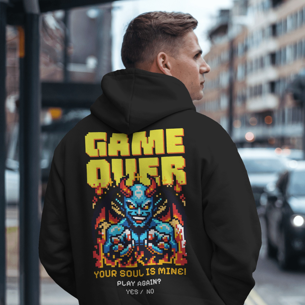 Nome do produto: Moletom canguru - Eclipse (Game Over)