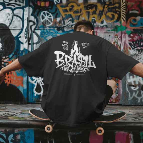 Camiseta clássica - Eclipse (Brasil is better)