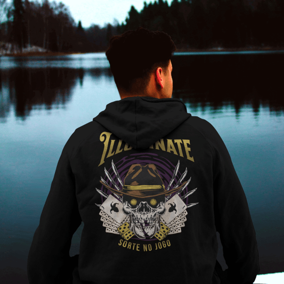 Moletom com ziper - (Sorte) - Illuminate collection (Edição limitada)