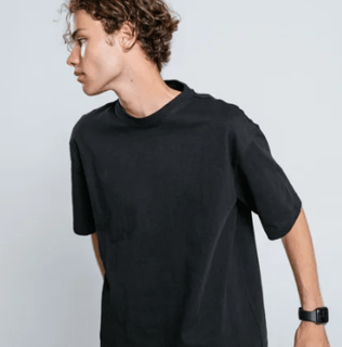Camisa Oversized Básica Preta