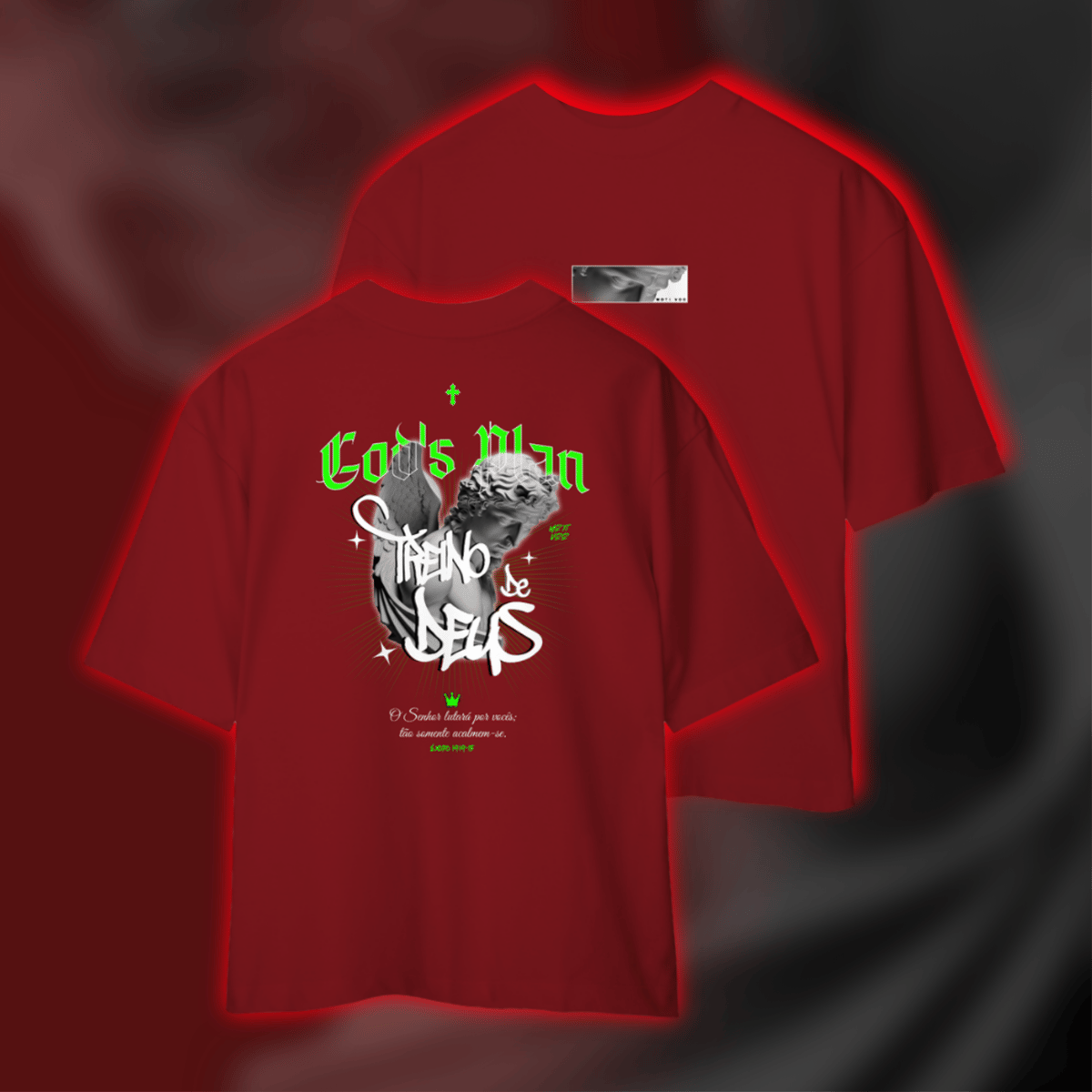 Nome do produto: Oversized - God\'s Plan (Green Costas)