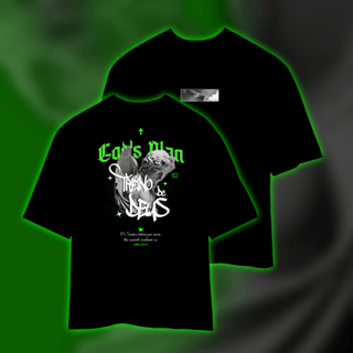 Nome do produto Oversized - God's Plan (Green Costas)
