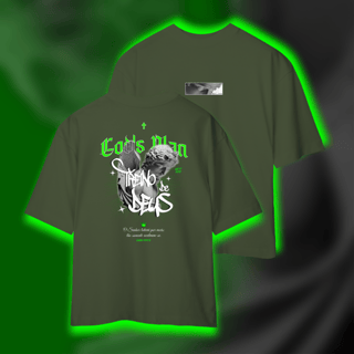 Nome do produto Oversized - God's Plan (Green Costas)