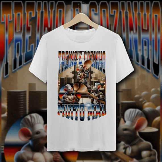 Camiseta - Treino e Cozinho