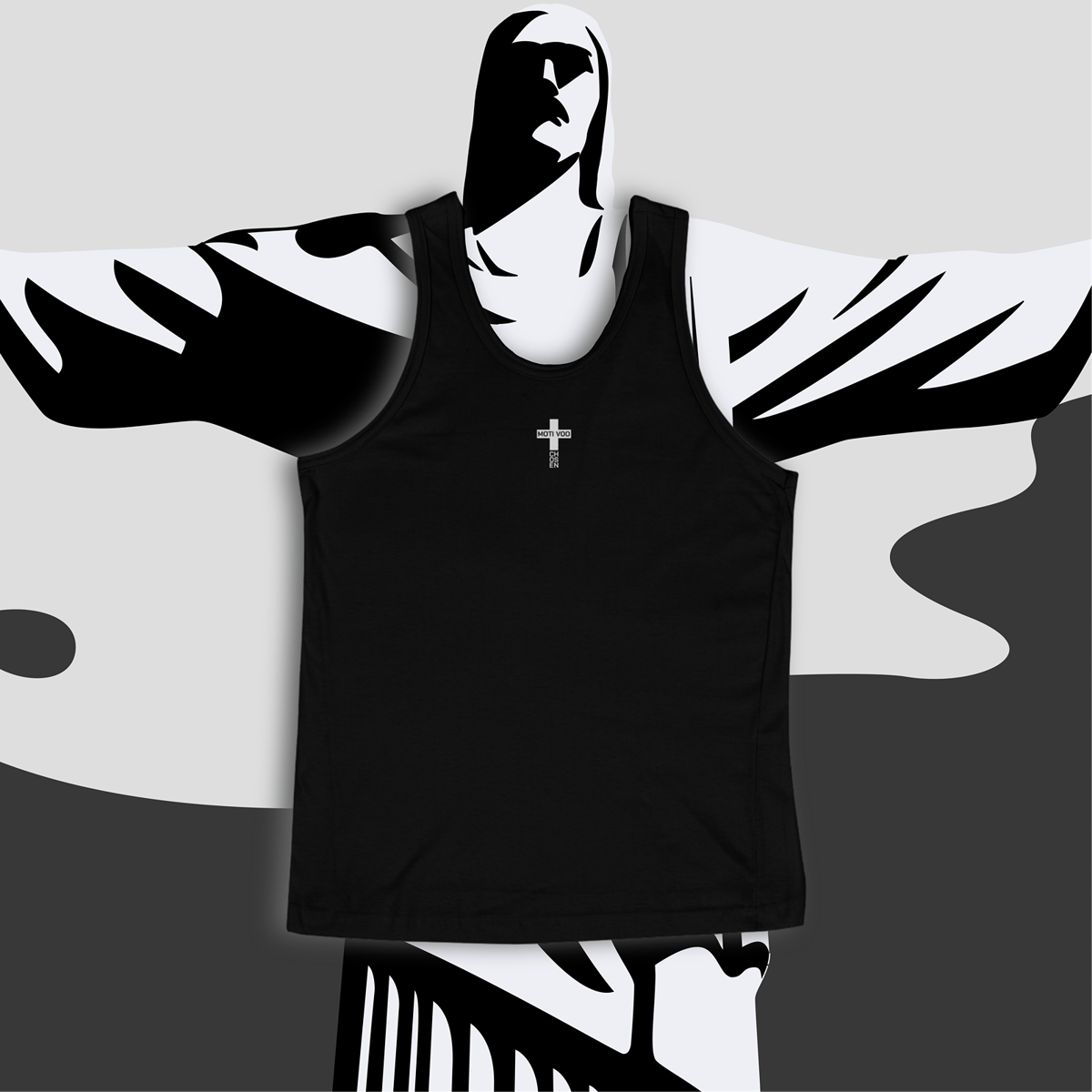 Nome do produto: Regata - Chosen (Black)