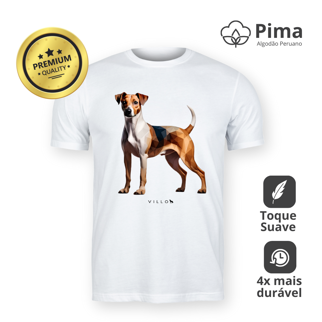 Nome do produto: Camiseta Pima Premium Fox Paulistinha Terrie Brasileiro