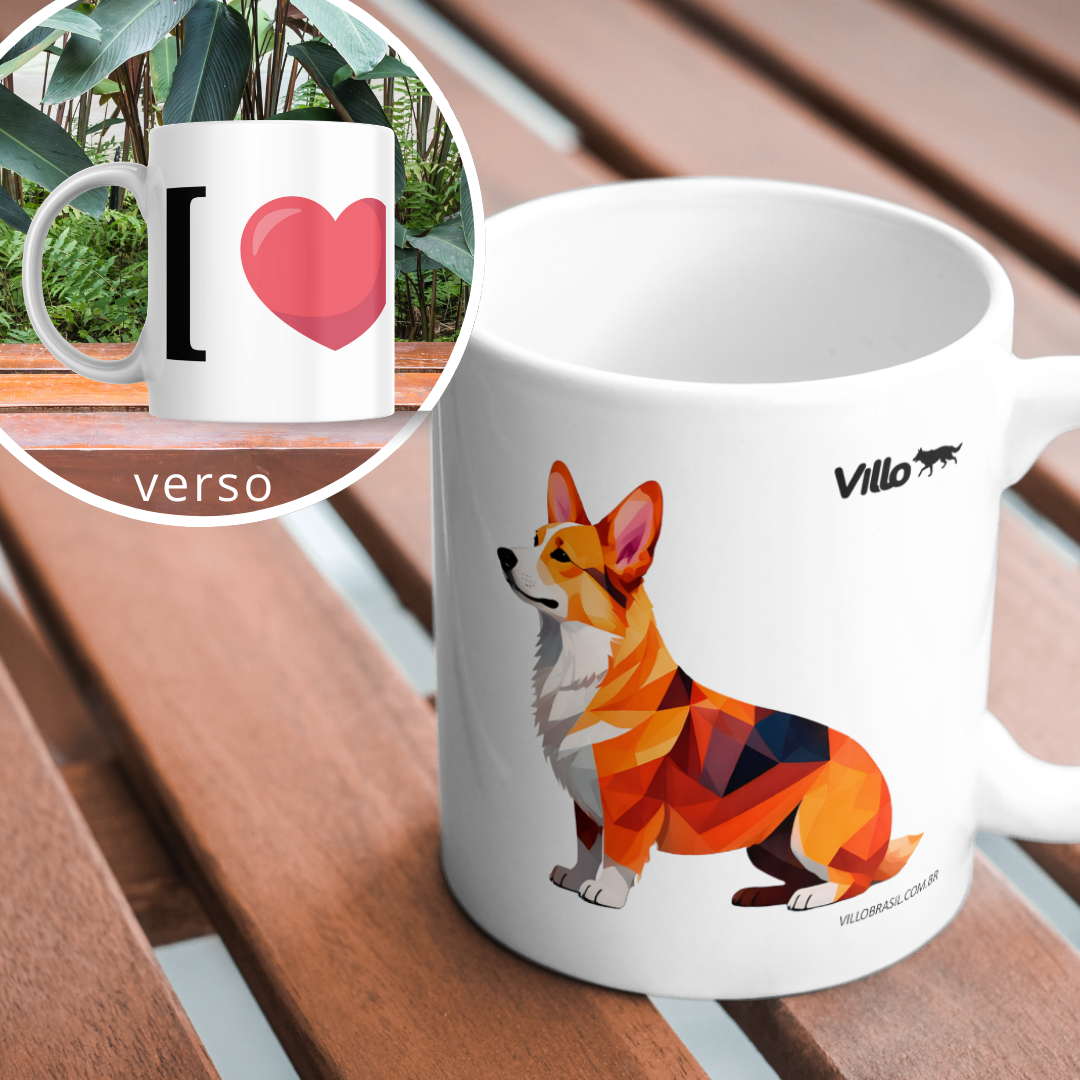 Nome do produto: Caneca Corgi Pembroke