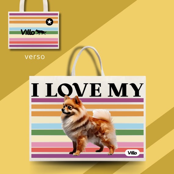 Eco Bag Cão da Pomerânia