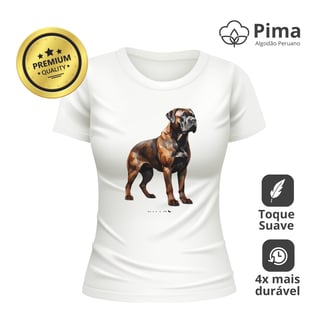 Nome do produto Camiseta Baby Long Pima Premium Mastim Fila Brasileiro