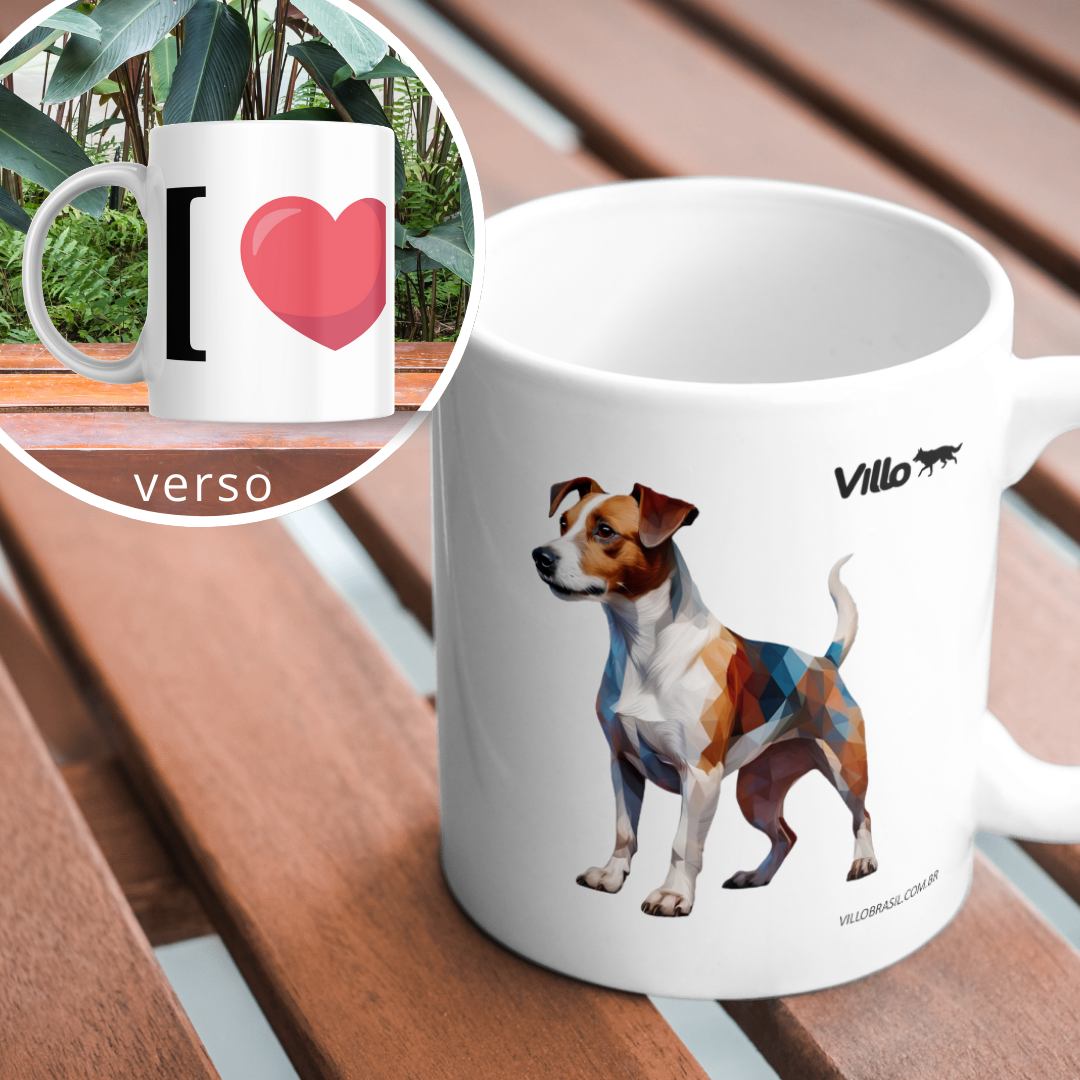 Nome do produto: Caneca Jack Russell Terriers