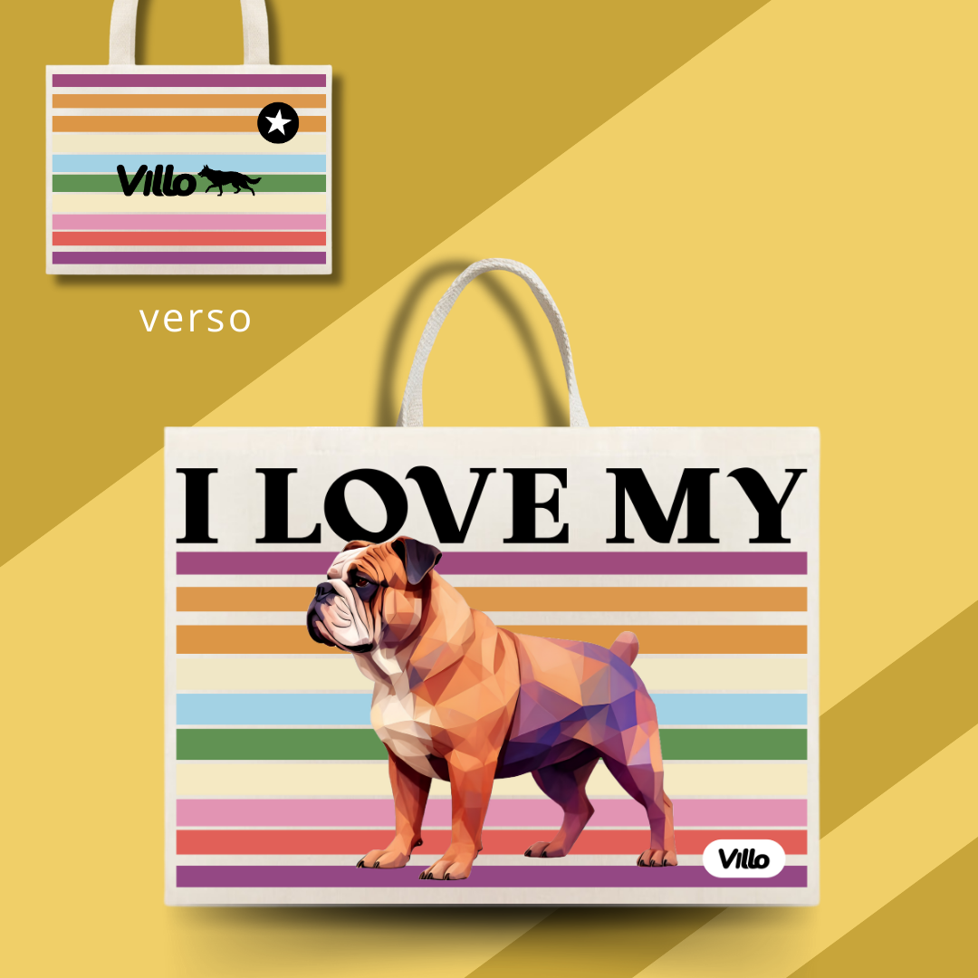 Nome do produto: Eco Bag Bulldog 