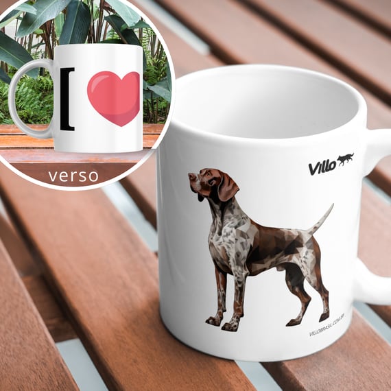 Caneca Braco Alemão de pelo curto