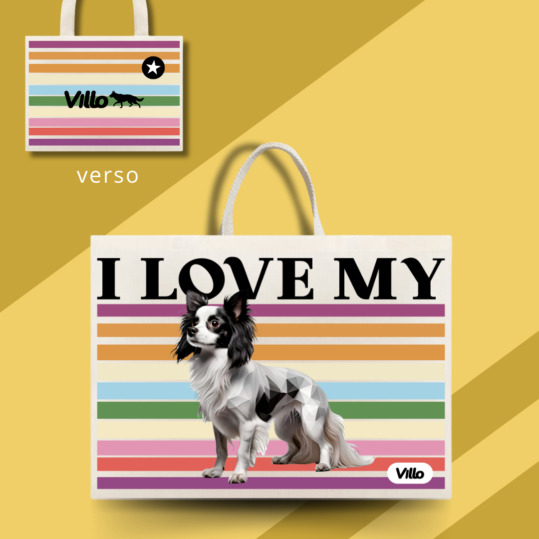 Nome do produto: Eco Bag Continental Toy Spaniel 