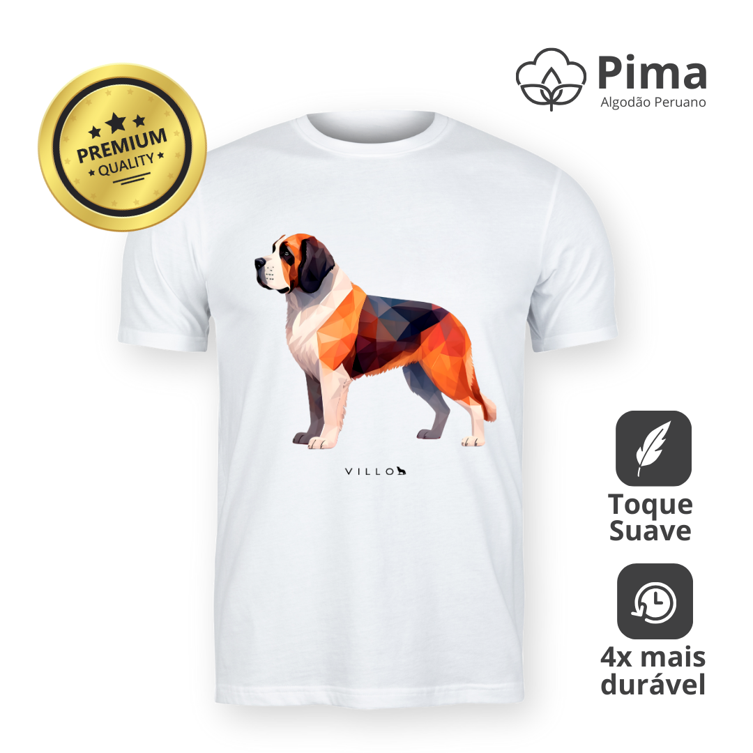 Nome do produto: Camiseta Pima Premium São Bernardo