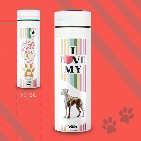 Garrafa Térmica Dogue Alemão