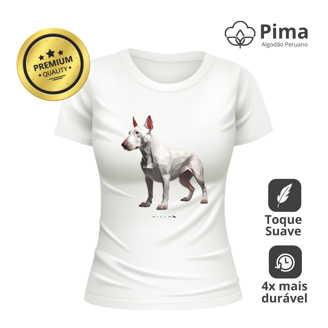 Nome do produto: Camiseta Baby Long Pima Premium Bull Terrier