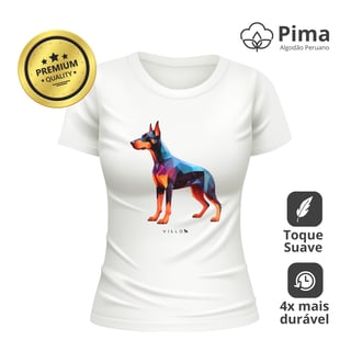 Nome do produto Camiseta Baby Long Pima Premium Dobermann