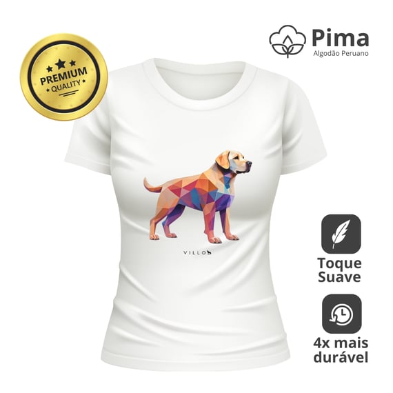 Camiseta Baby Long Pima Premium Labrador