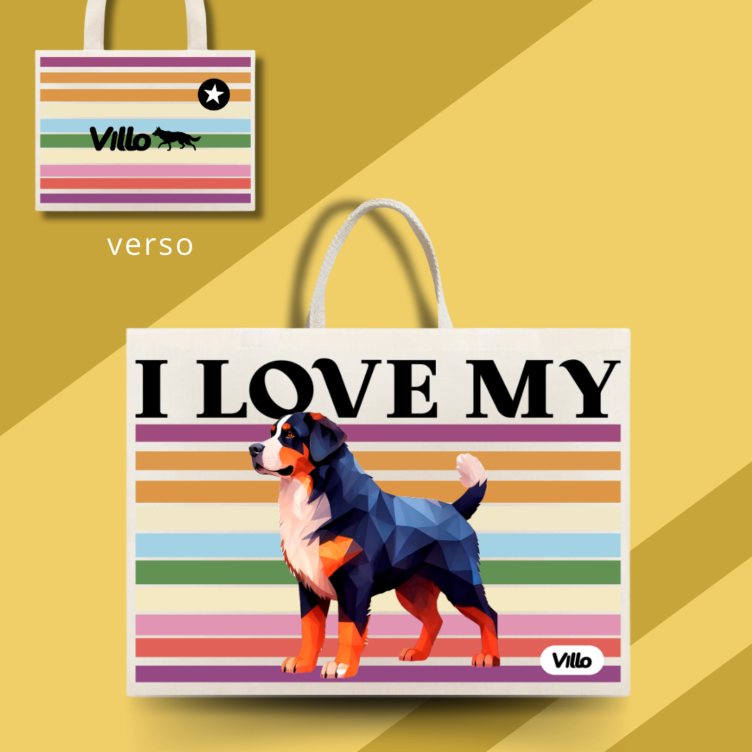 Nome do produto: Eco Bag Bernese (Boiadeiro de Berna)