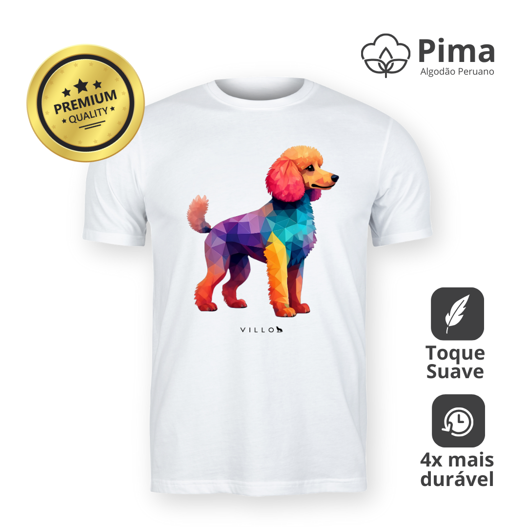 Nome do produto: Camiseta Pima Premium Poodle 