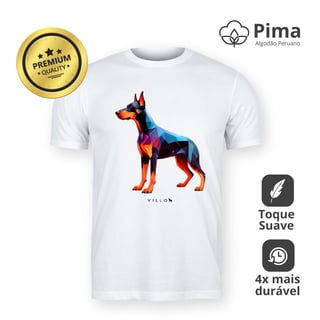Nome do produto Camiseta Pima Premium Dobermann 