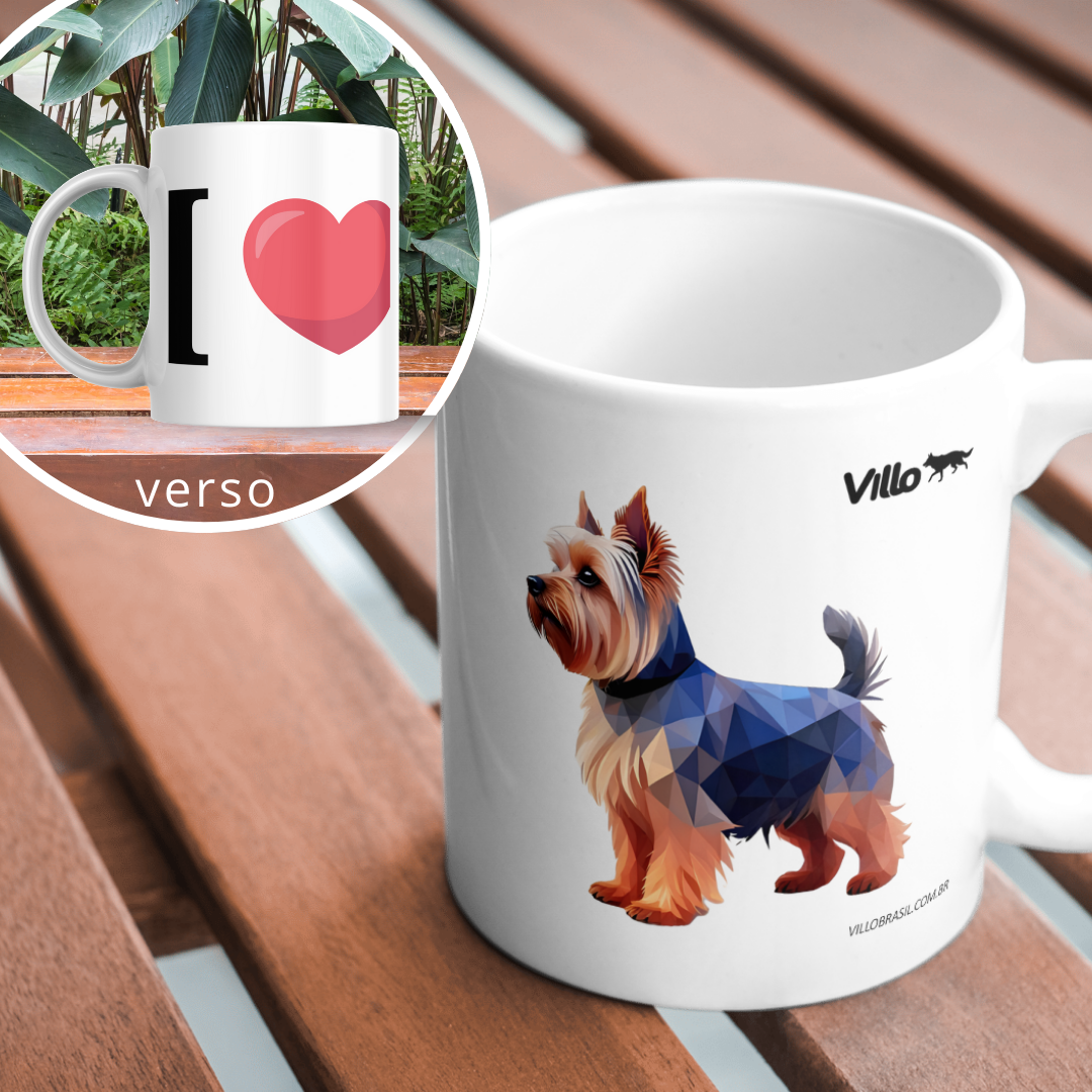 Nome do produto: Caneca Yorkshire Terrier 