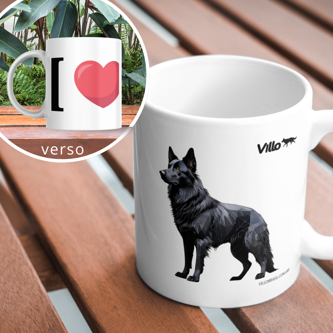 Nome do produto: Caneca Pastor Belga