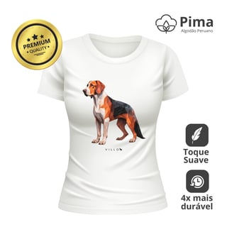 Nome do produto Camiseta Baby Long Pima Premium Foxhound Americano