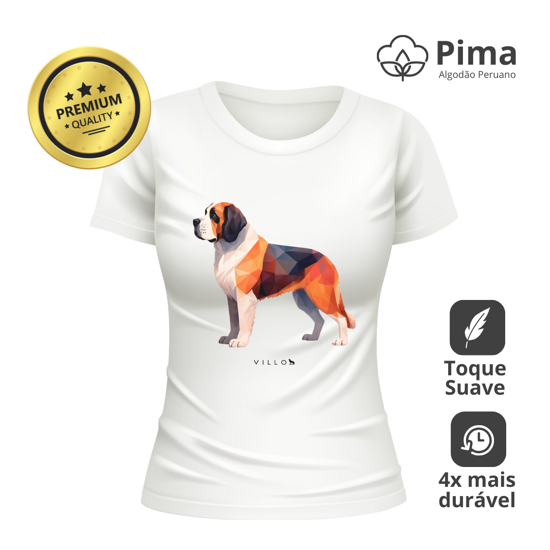 Nome do produto: Camiseta Baby Long Pima Premium São Bernardo