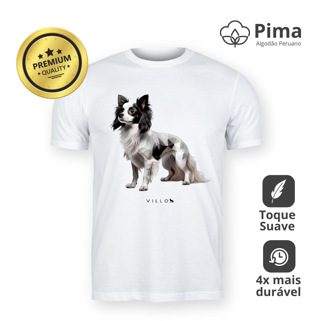 Nome do produto: Camiseta Pima Premium Continental Toy Spaniel
