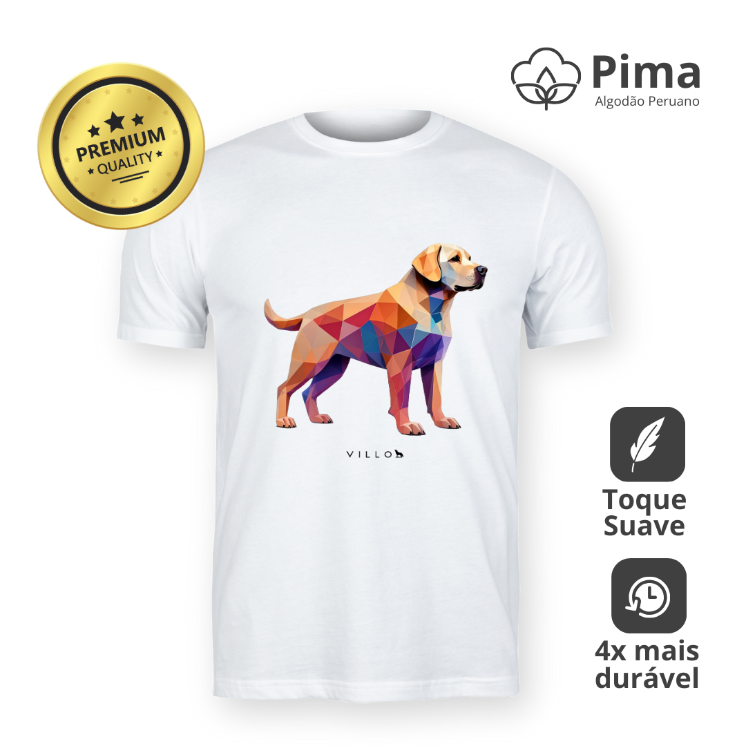 Nome do produto: Camiseta Pima Premium Labrador 