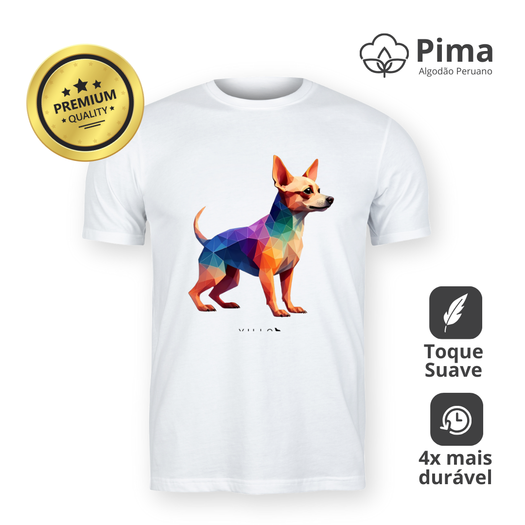 Nome do produto: Camiseta Pima Premium Chihuahua 