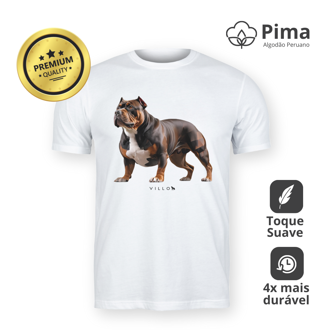 Nome do produto: Camiseta Pima Premium American Bully