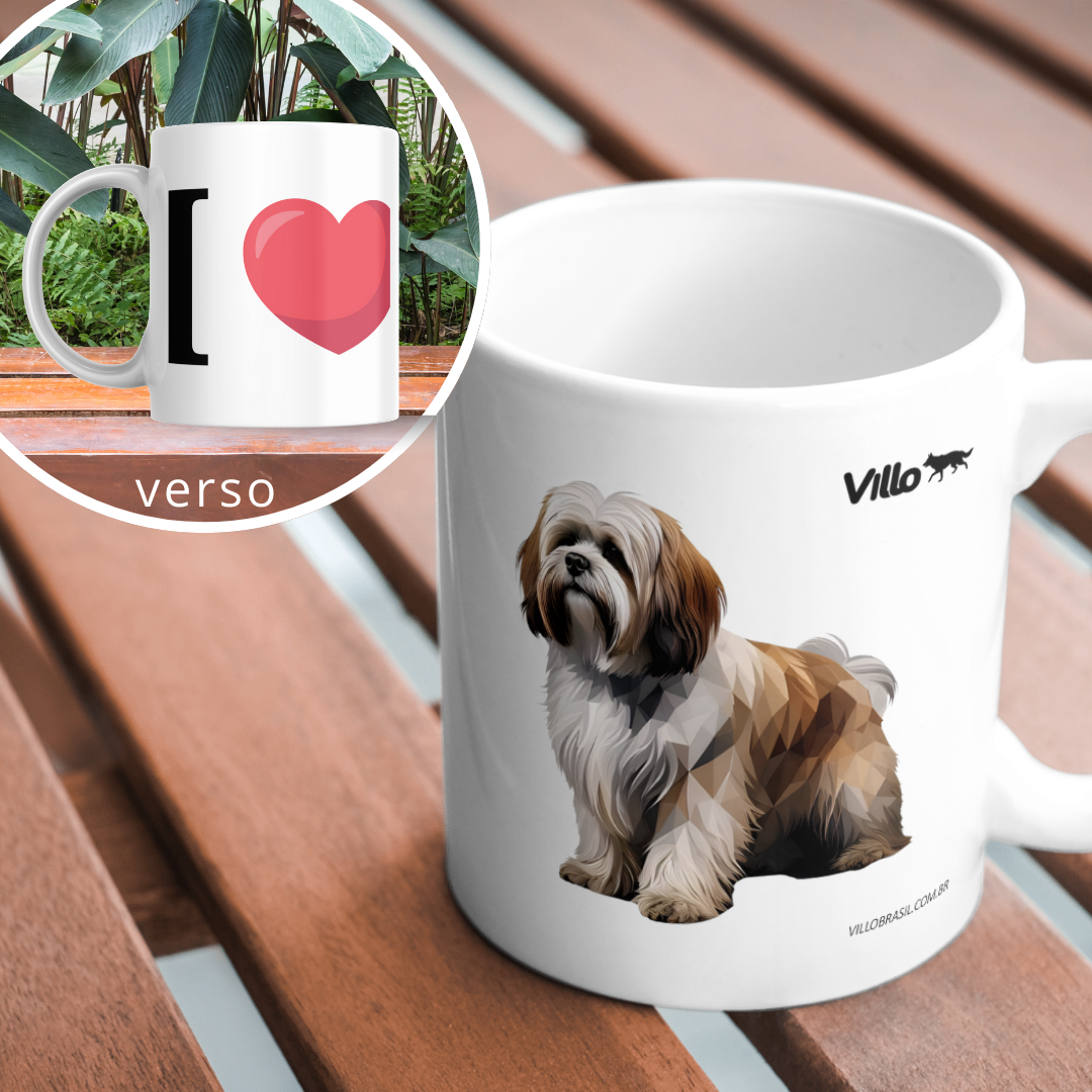 Nome do produto: Caneca Lhasa Apso