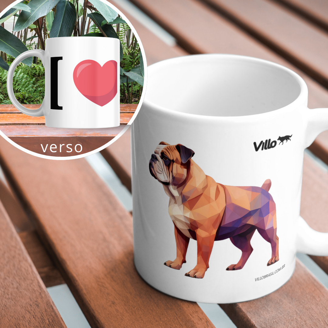Nome do produto: Caneca Bulldog 