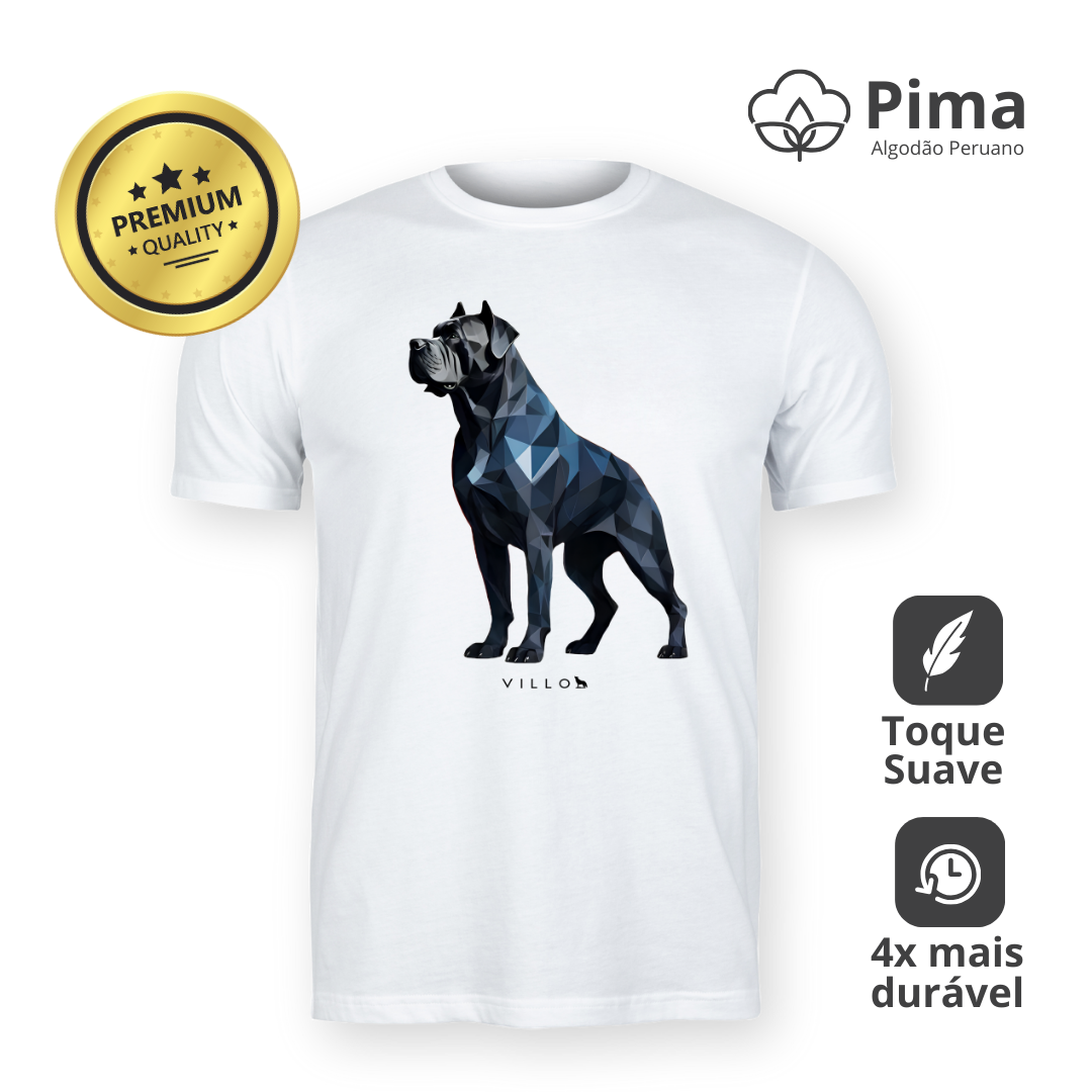 Nome do produto: Camiseta Pima Premium Cane Corso 