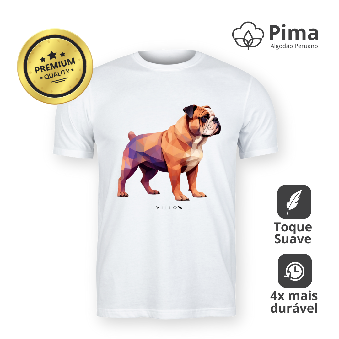 Nome do produto: Camiseta Pima Premium Bulldog 