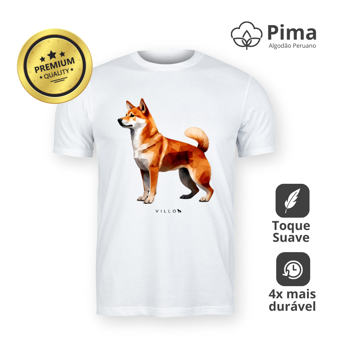 Nome do produto: Camiseta Pima Premium Shiba Inus