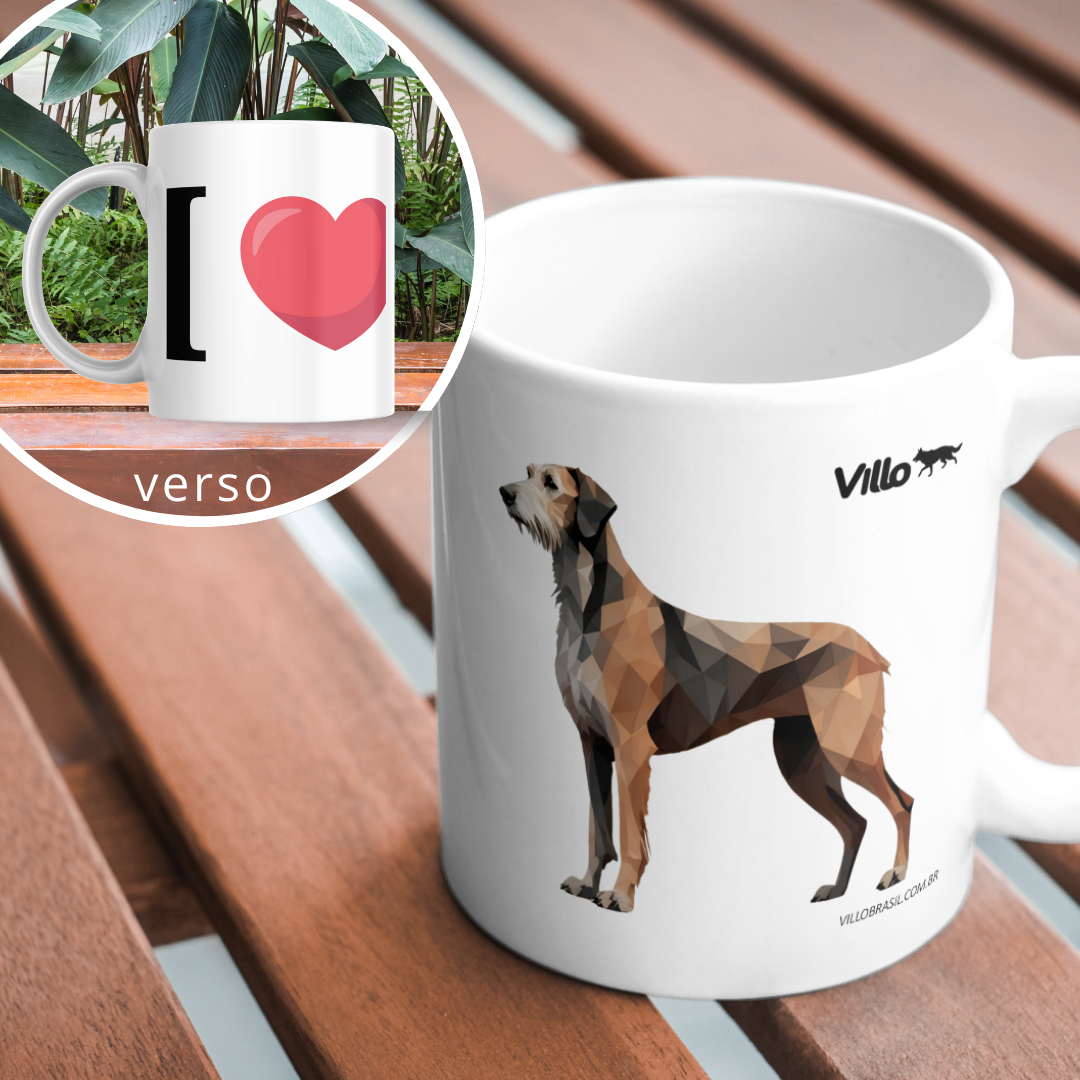 Nome do produto: Caneca Lébrel Irlandês