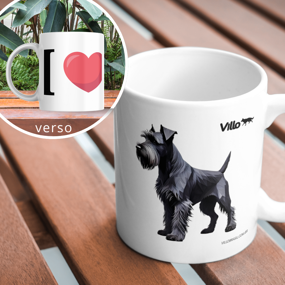 Nome do produto: Caneca Schnauzer