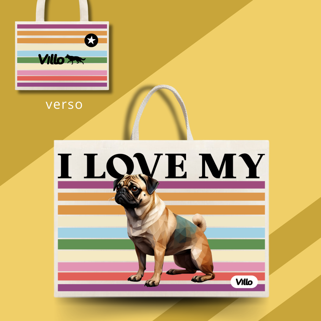 Nome do produto: Eco Bag Pug