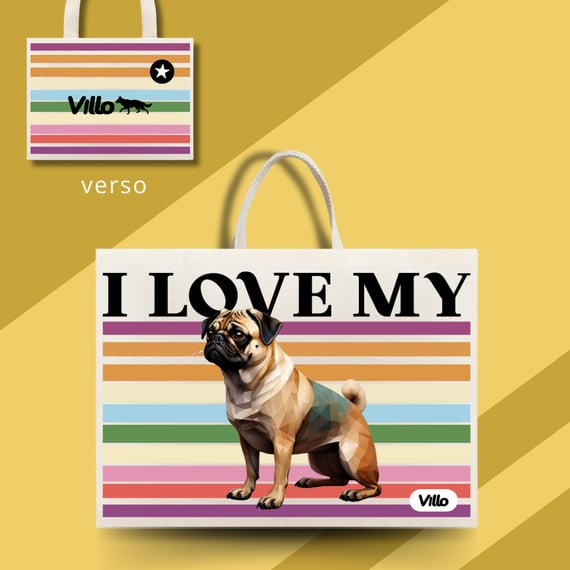 Eco Bag Pug