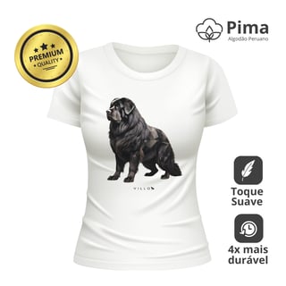 Nome do produto Camiseta Baby Long Pima Premium Mastim Tibetano
