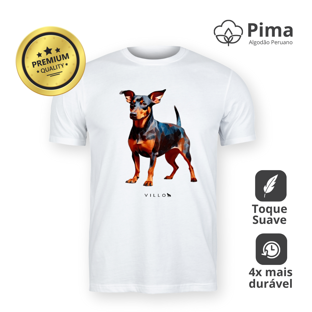 Nome do produto: Camiseta Pima Premium Pinscher 