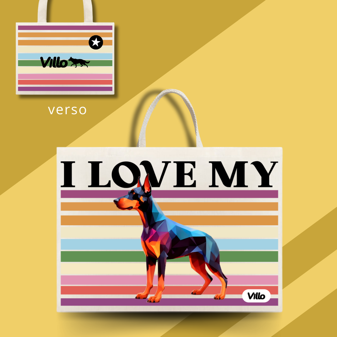 Nome do produto: Eco Bag Dobermann